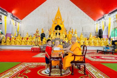 พิธีมอบทุนการศึกษาสงเคราะห์นักเรียน ๑๐๐ ทุน และถุงยังชีพ ๕๐ ถุง ณ ศาลาพระพุทธชินราช วัดจุฬามณี ๓๐ กันยายน ๒๕๖๙