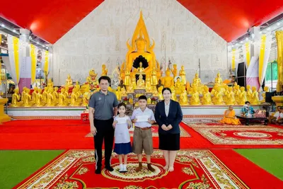 พิธีมอบทุนการศึกษาสงเคราะห์นักเรียน ๑๐๐ ทุน และถุงยังชีพ ๕๐ ถุง ณ ศาลาพระพุทธชินราช วัดจุฬามณี ๓๐ กันยายน ๒๕๖๙