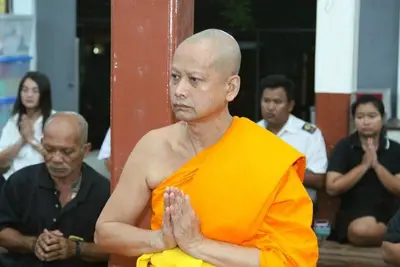 ประมวลภาพการสวดพระอภิธรรมพระบรมศพ พระบาทสมเด็จพระเจ้าอยู่หัวในพระบรมโกศ ณ วัดจุฬามณี ปี ๒๕๕๙