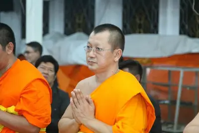 ประมวลภาพการสวดพระอภิธรรมพระบรมศพ พระบาทสมเด็จพระเจ้าอยู่หัวในพระบรมโกศ ณ วัดจุฬามณี ปี ๒๕๕๙