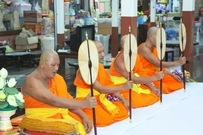 ประมวลภาพการสวดพระอภิธรรมพระบรมศพ พระบาทสมเด็จพระเจ้าอยู่หัวในพระบรมโกศ ณ วัดจุฬามณี ปี ๒๕๕๙